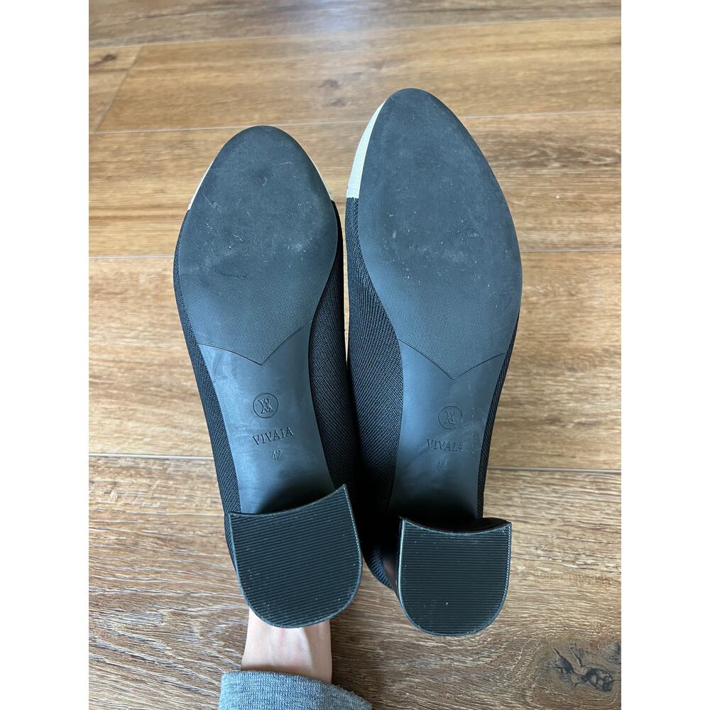 Vivaia Julie Pro Black and White Chunky Block Heels Women's Size 42 US 10.5 - Picture 8 of 9